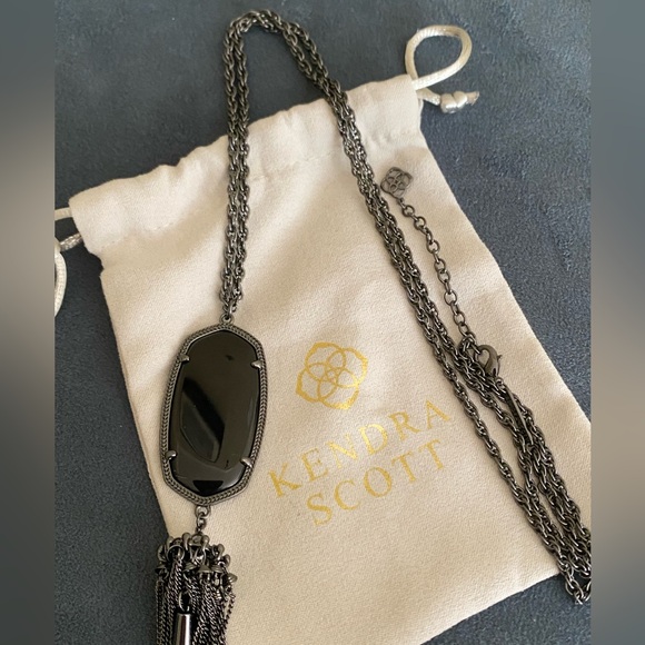 Kendra Scott black agate - Picture 1 of 5